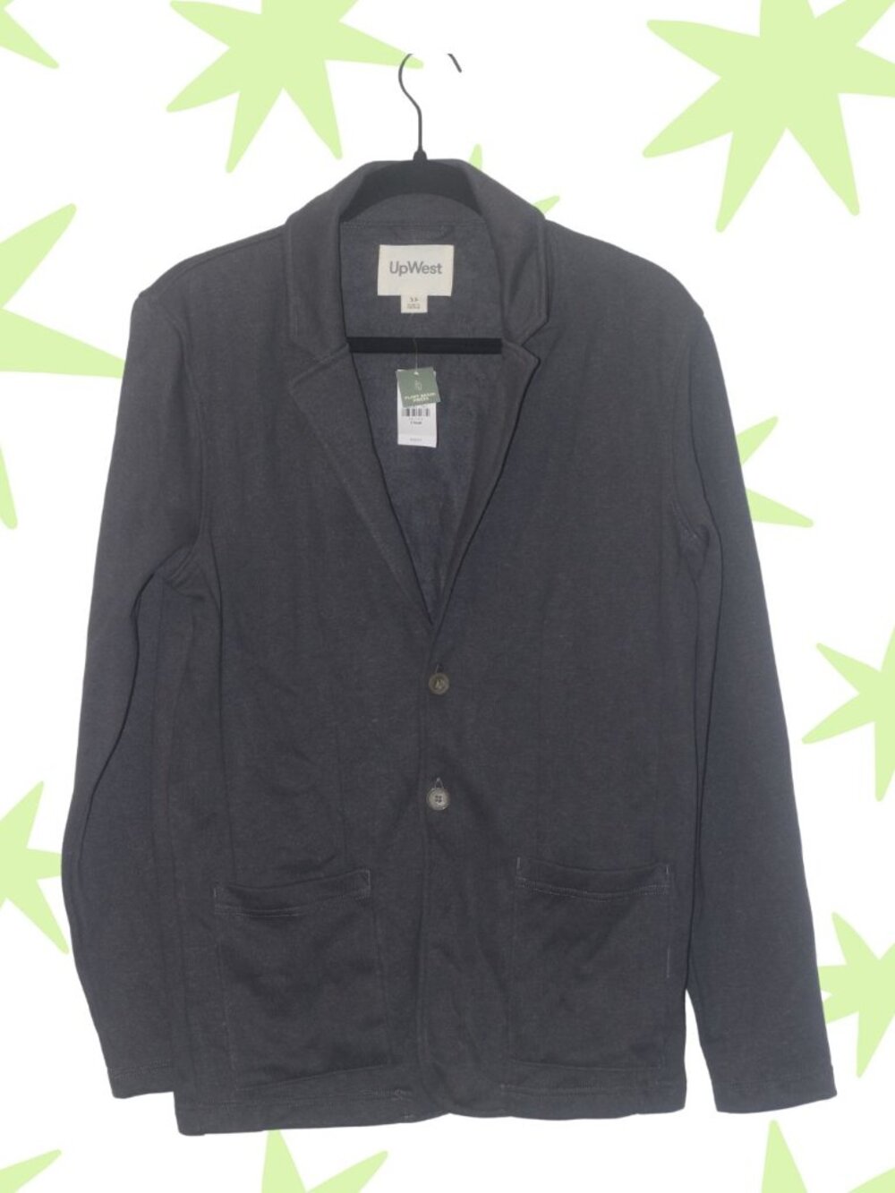 NWT Upwest hemp blend blazer XS